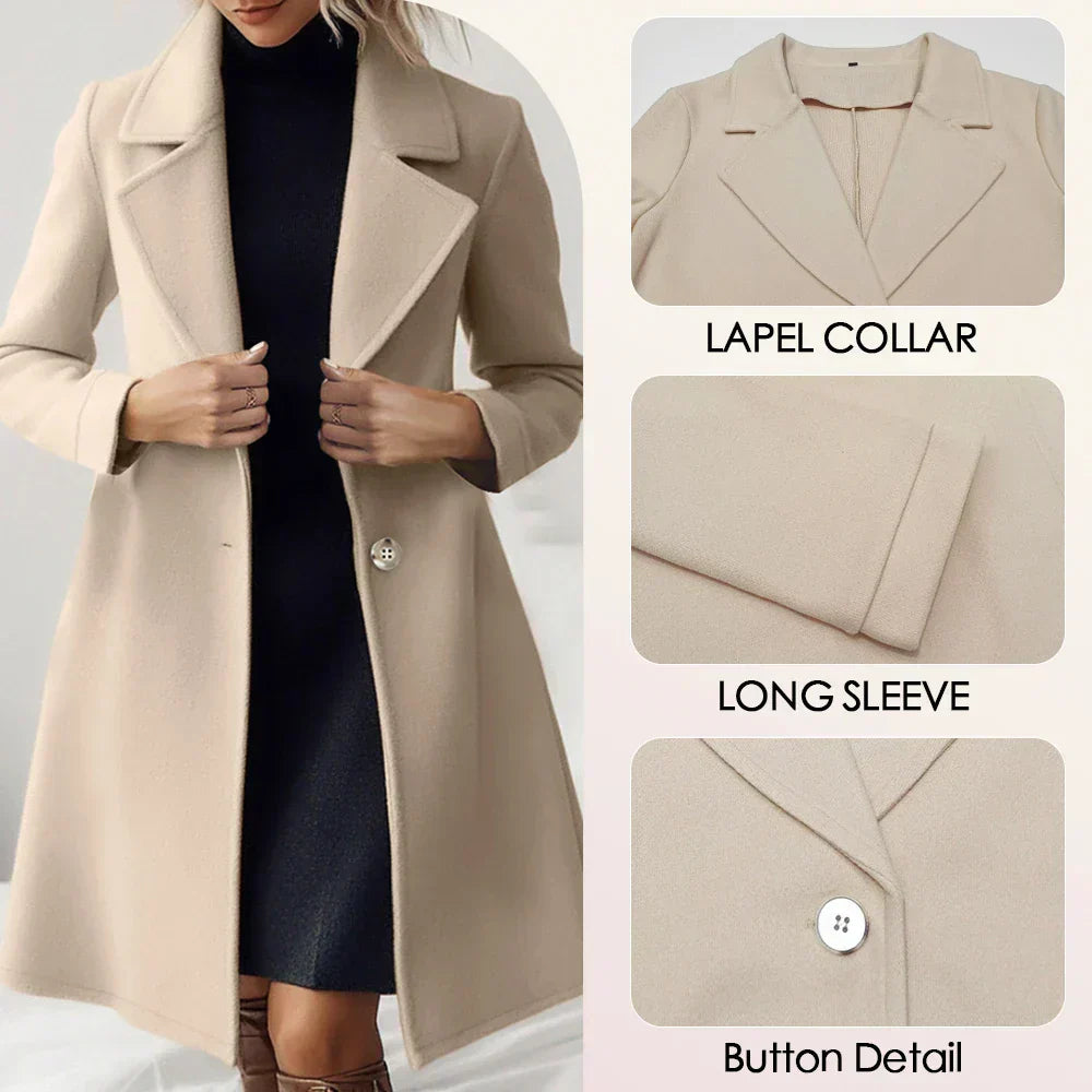Malayah | French Lapel Overcoat