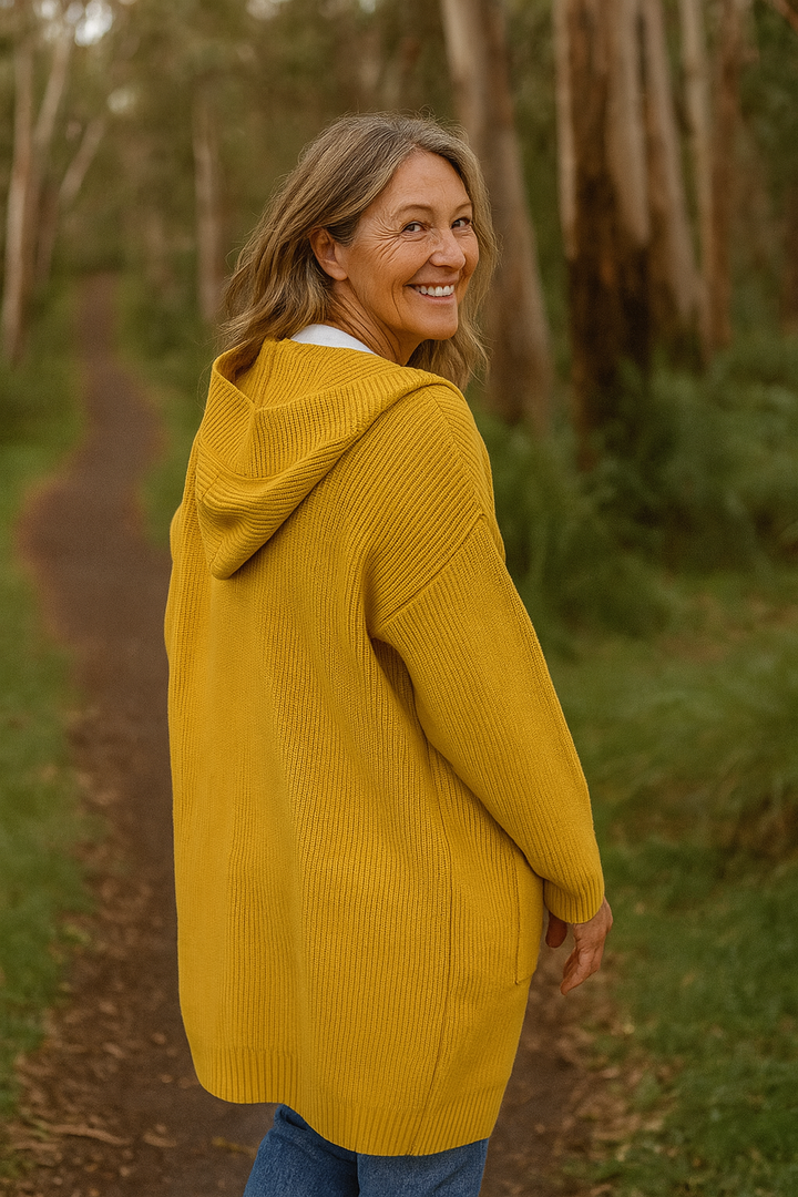 Delora | Longline Knit Cardigan with Deep Pockets