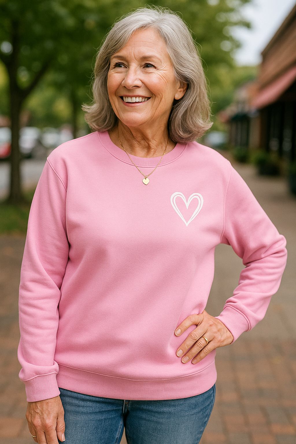Tess |  Heart Detail Jumper