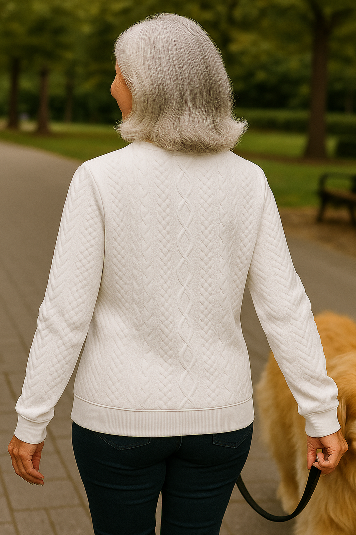 Nestelle | Cable Zip Knit