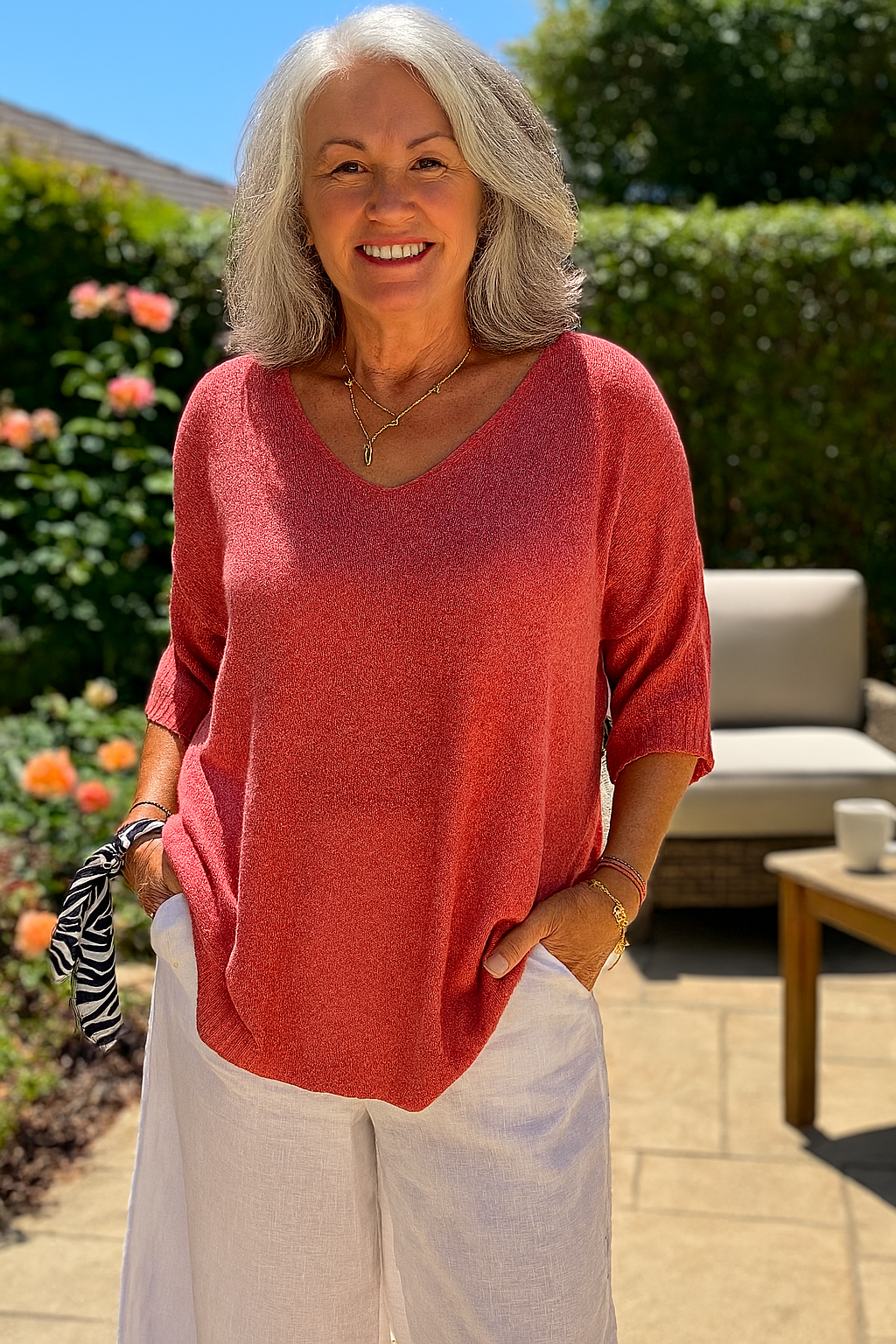 Anwen | Soft Drape V-Neck Knit