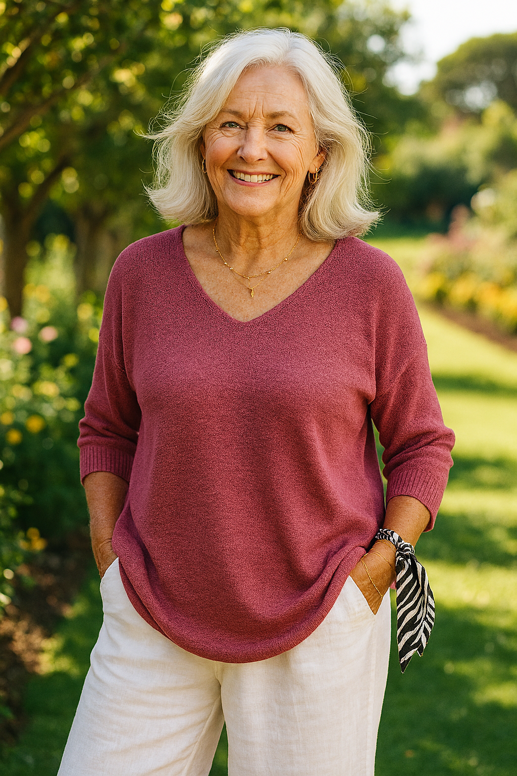 Anwen | Soft Drape V-Neck Knit