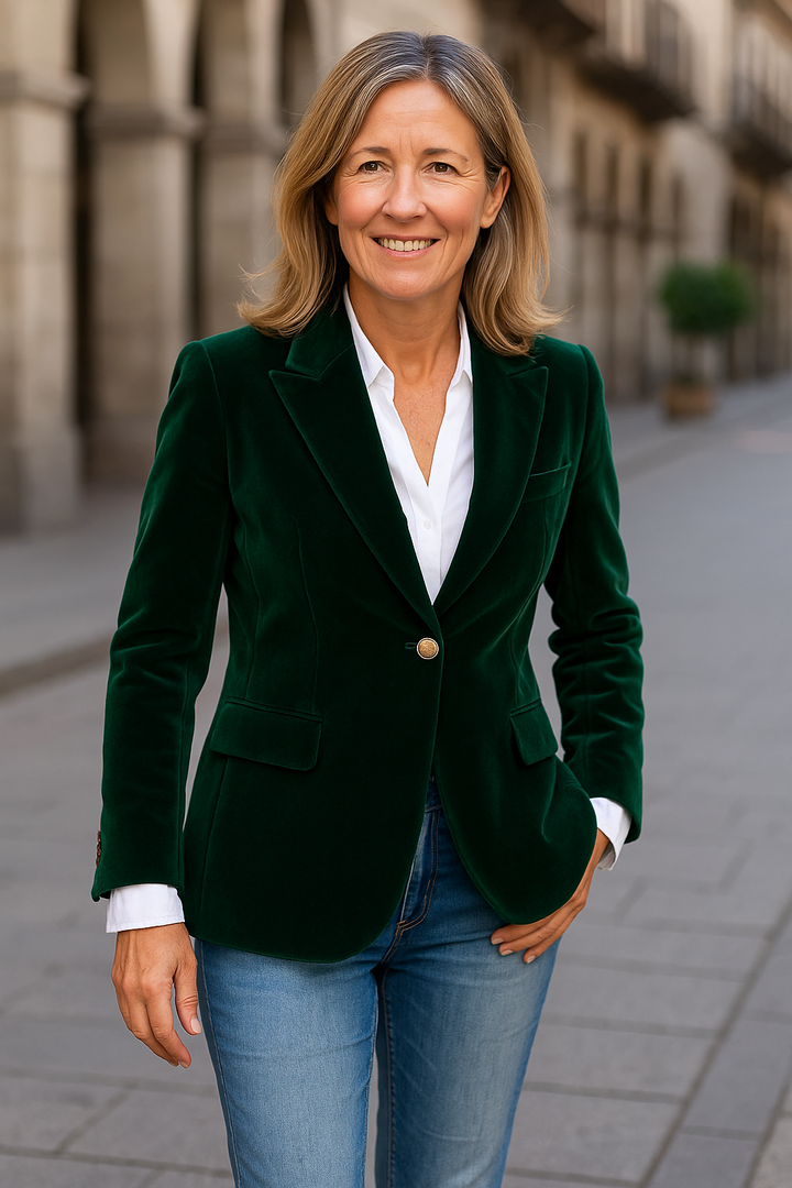 Elena | Velvet Blazer