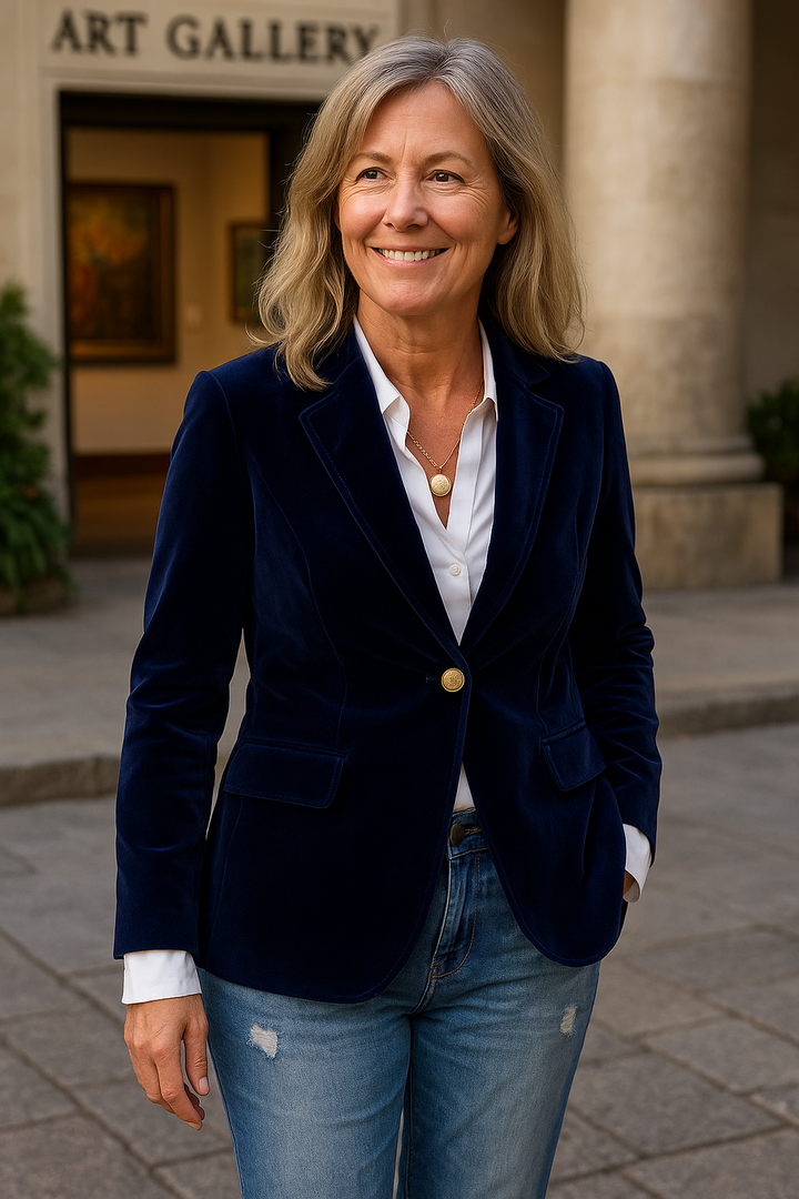 Elena | Velvet Blazer