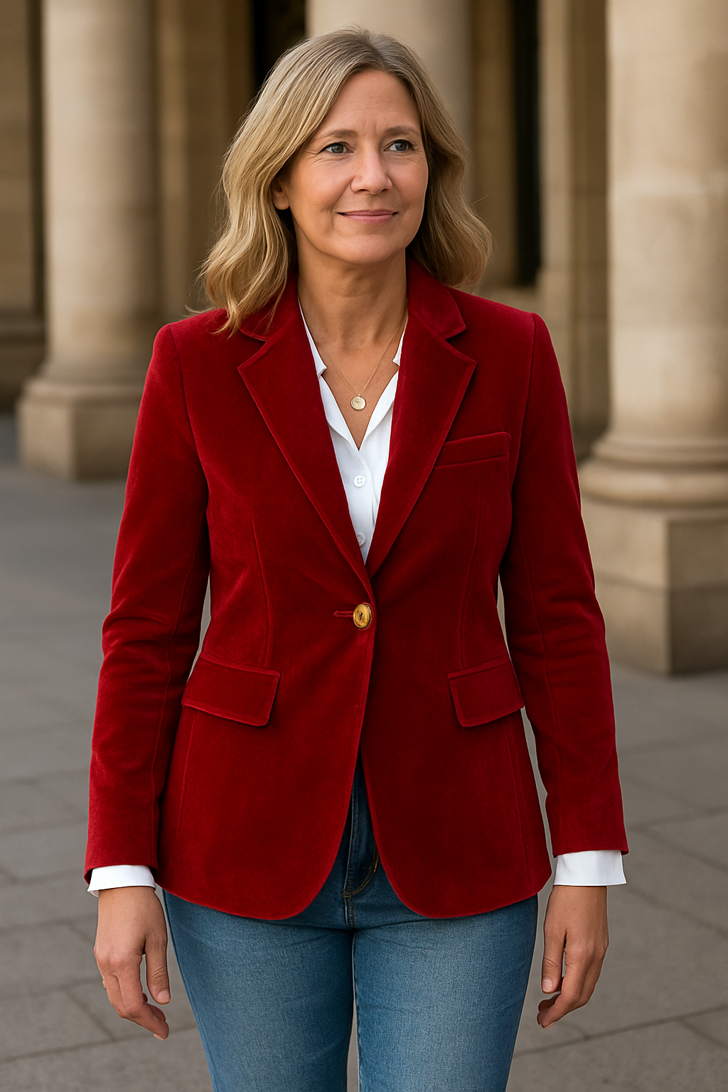 Elena | Velvet Blazer