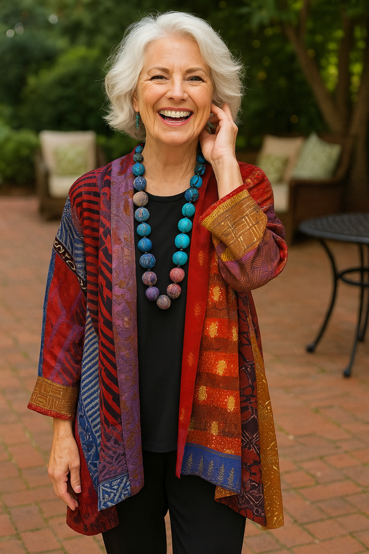 Amber | Elegant Drape Cardigan