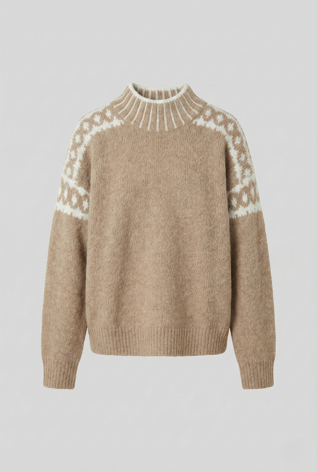 Lina | Warm Pullover with High Collar