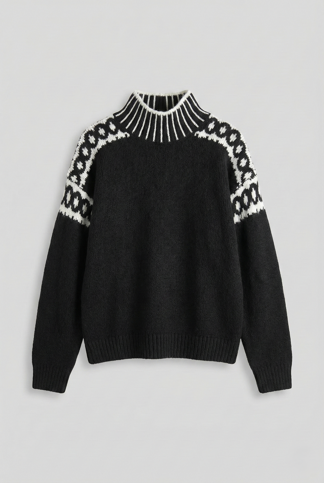 Lina | Warm Pullover with High Collar