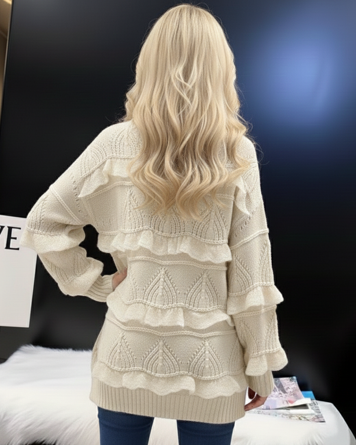 Ruby | Ruffle Cardigan