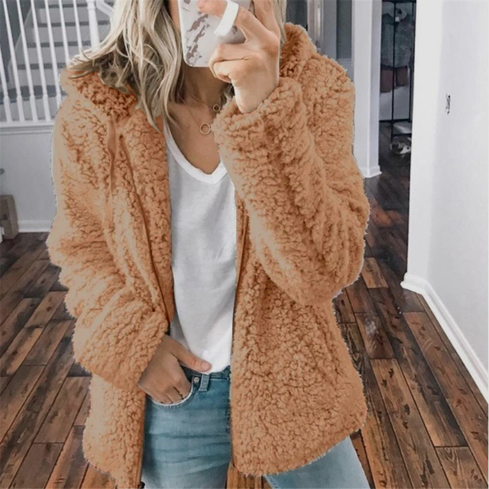 Raina | Hooded Sherpa Coat