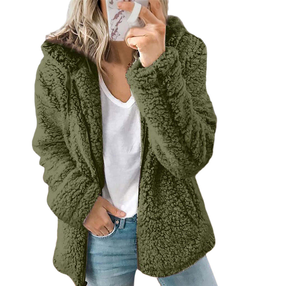 Raina | Hooded Sherpa Coat