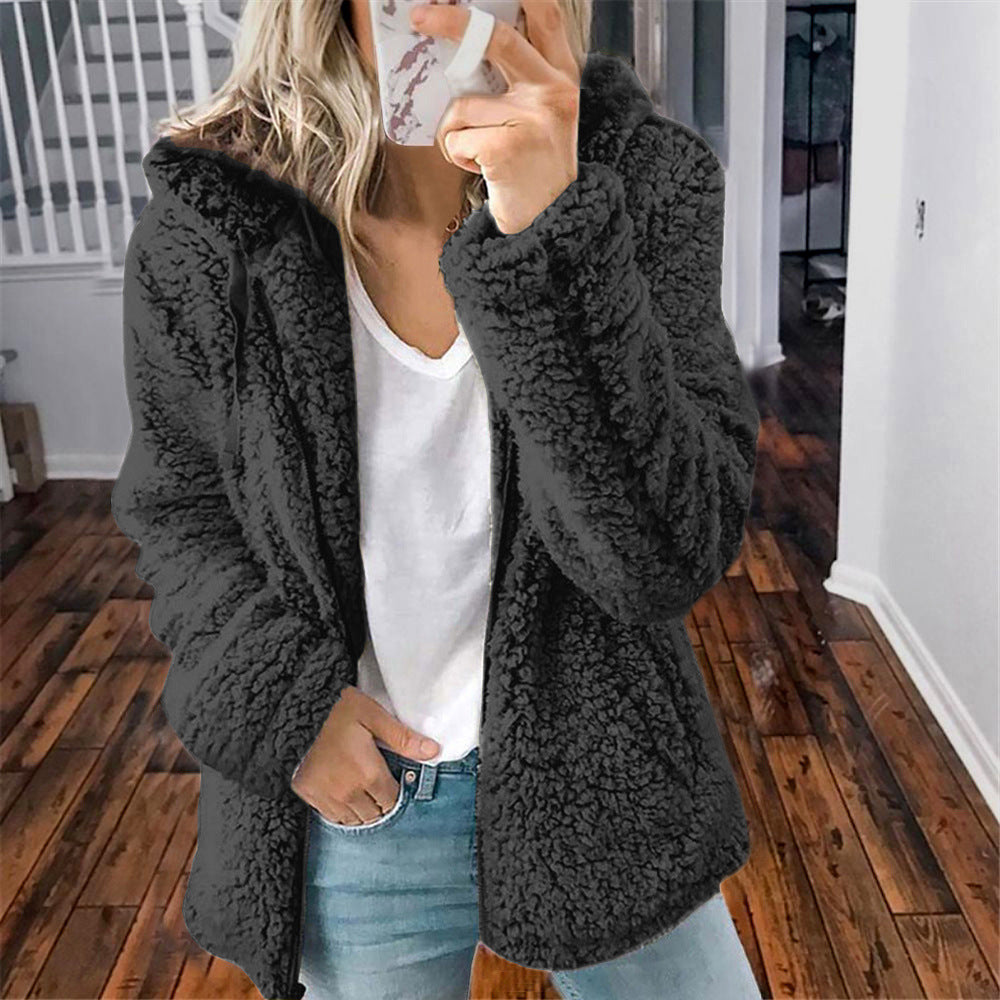 Raina | Hooded Sherpa Coat
