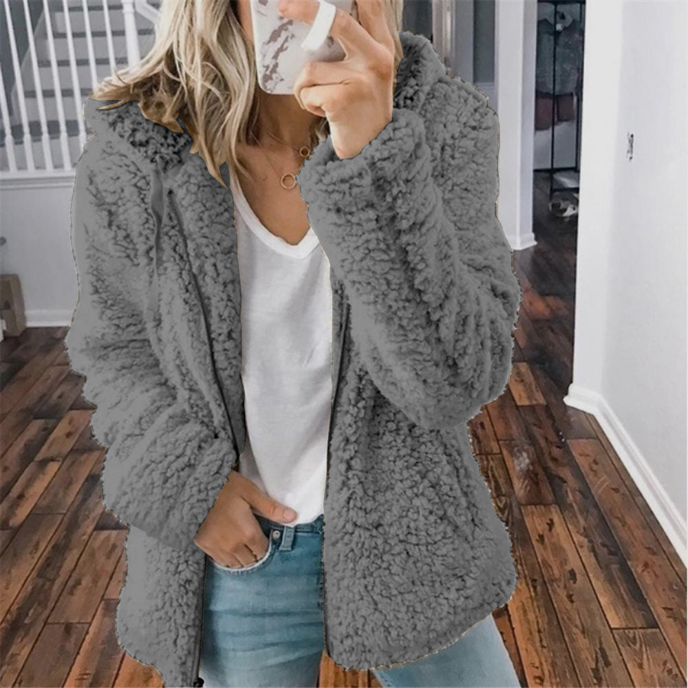 Raina | Hooded Sherpa Coat