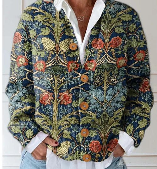 Chloe | Vintage Floral Cardigan