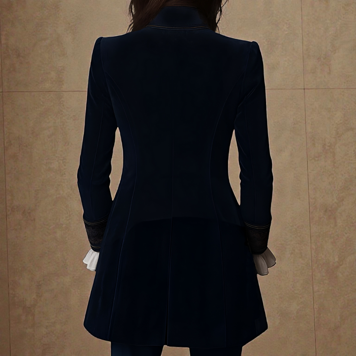 Elise | Velvet Statement Blazer