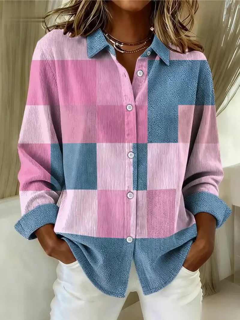 Nora | Long Sleeve Collared Blouse