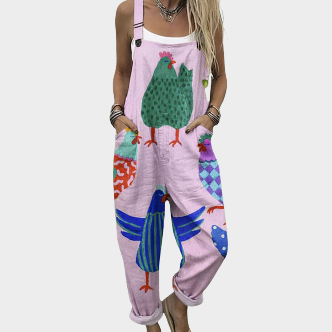 Ellie | Comfortable Printed Overall