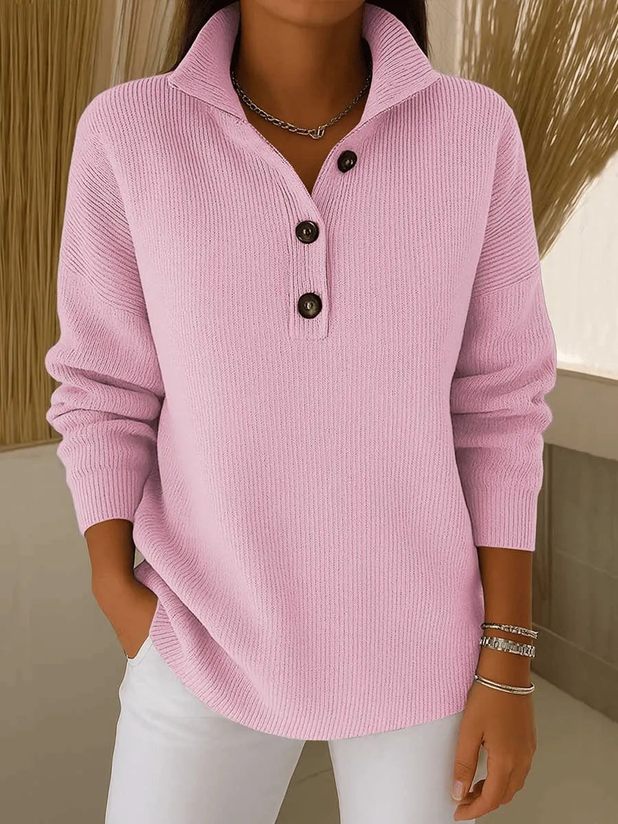 Harper Lane™ | Ribbed Sweater with Collar