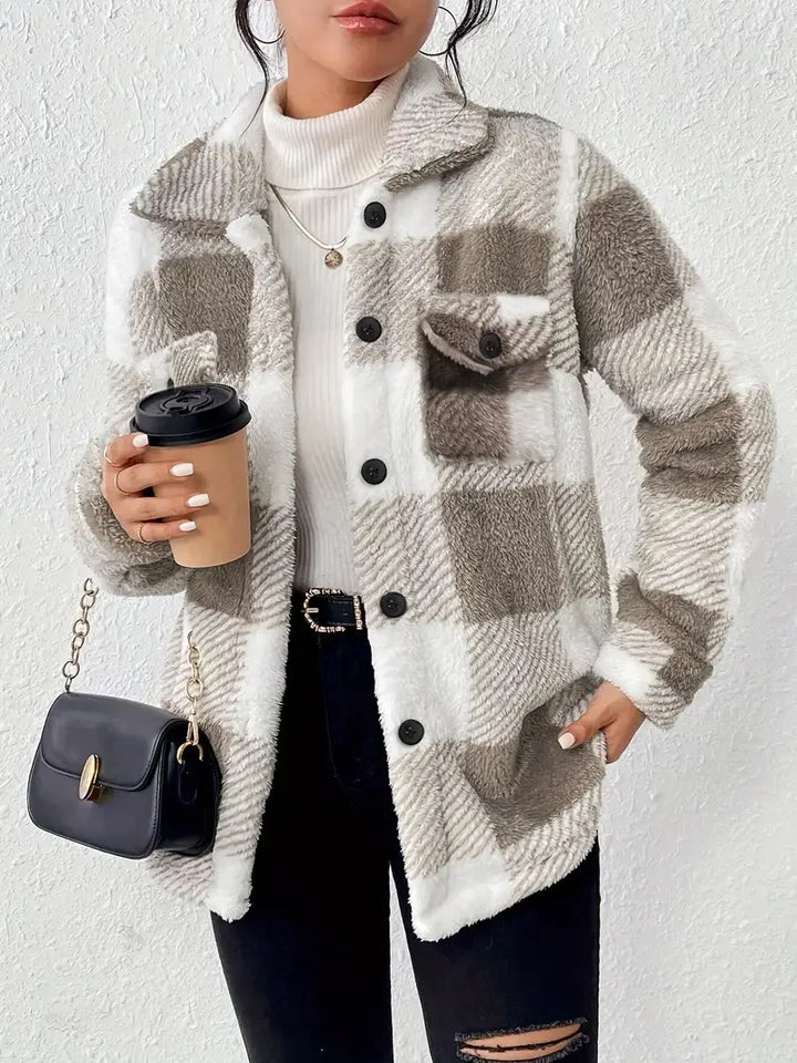 Drew | Winter Checkered Coat