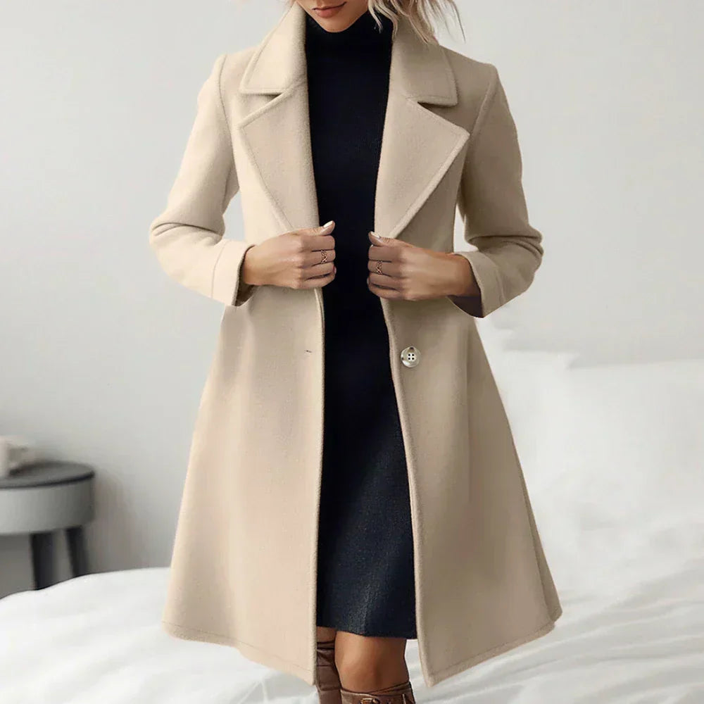 Malayah | French Lapel Overcoat