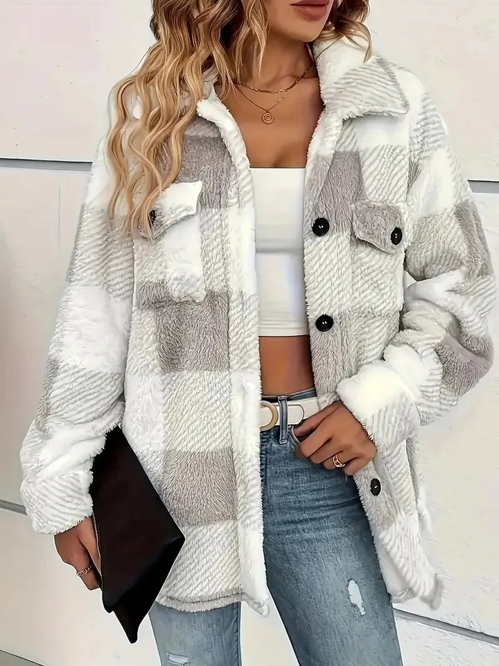 Drew | Winter Checkered Coat