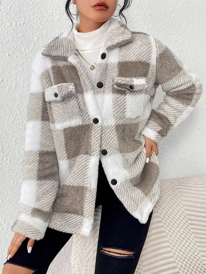 Drew | Winter Checkered Coat