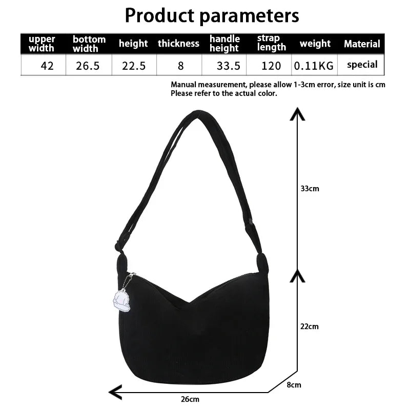Ingrida elegant shoulder bag with soft shape and adjustable shoulder strap