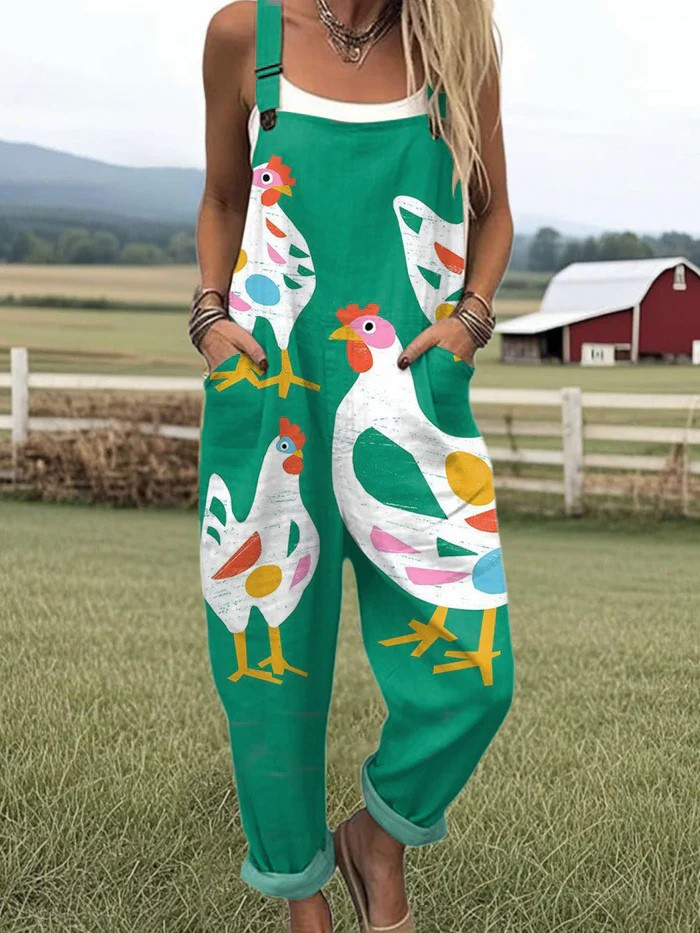Nelly | Cluckin’ Whimsical Jumpsuit