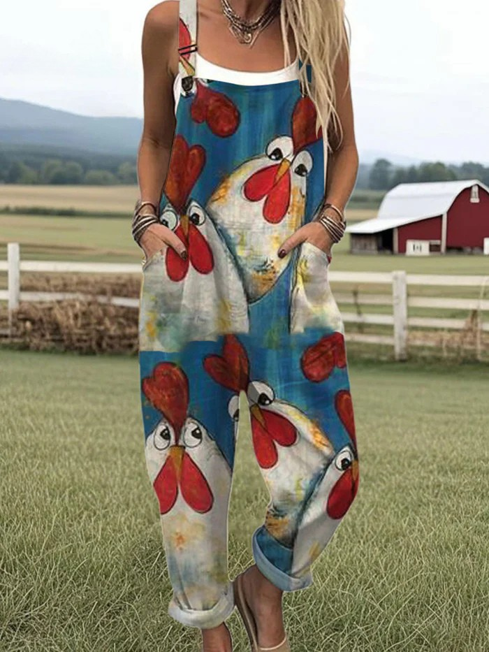 Phoebe | Cluckin’ Cute Jumpsuit