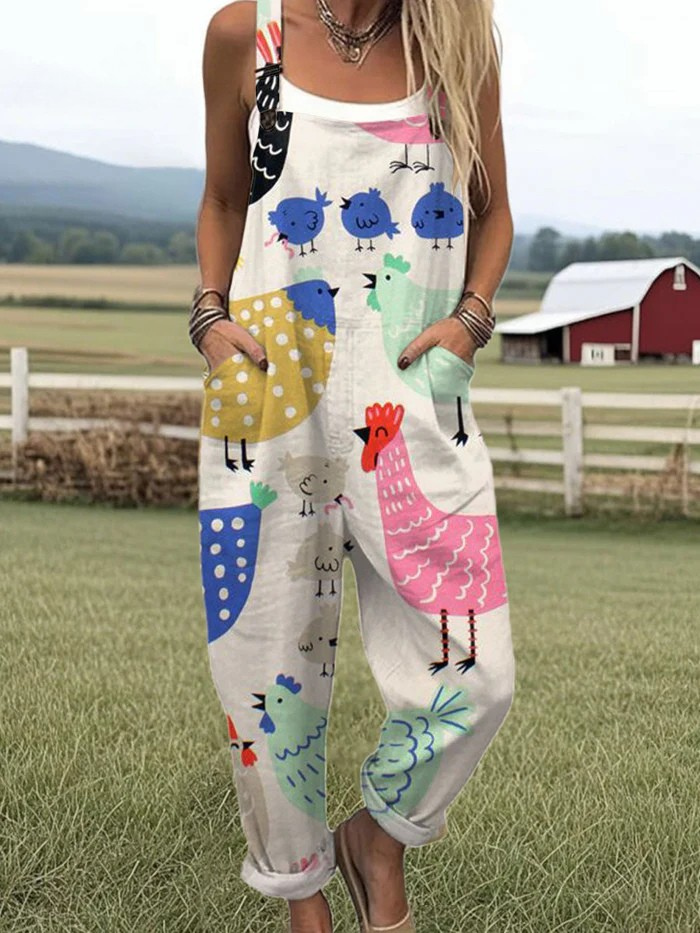 Poppy | Chicken Chatter Jumpsuit