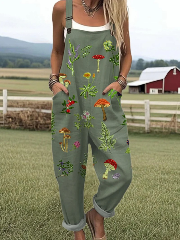 Madison | Nature-Inspired Embroidery Jumpsuit