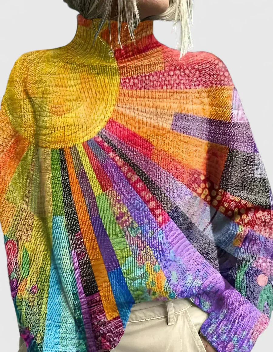 Anjelisiah | Comfortable Colorful Sweater