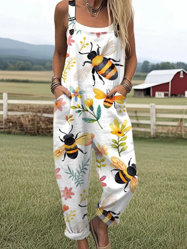 Claire | Bee Blossom Jumpsuit