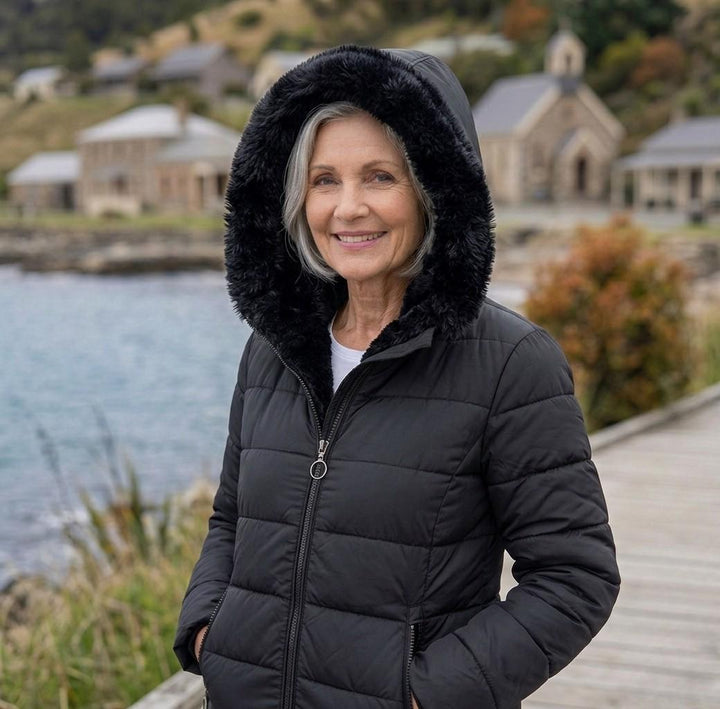 Olivia | Quilted A-Line Winter Coat