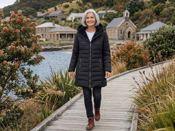 Olivia | Quilted A-Line Winter Coat