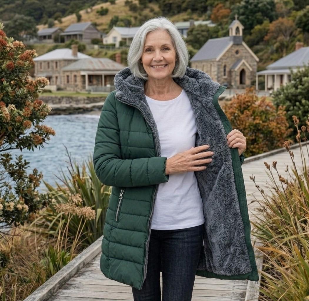 Olivia | Quilted A-Line Winter Coat