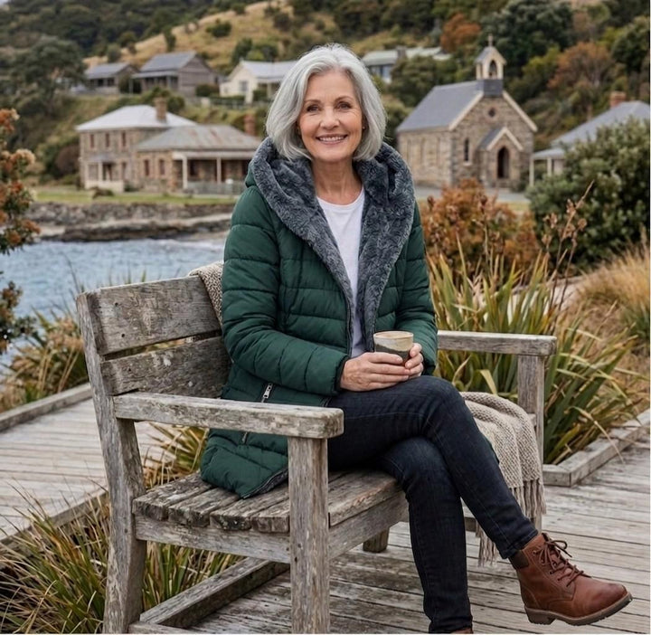 Olivia | Quilted A-Line Winter Coat