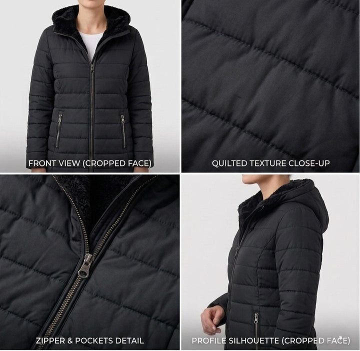 Olivia | Quilted A-Line Winter Coat