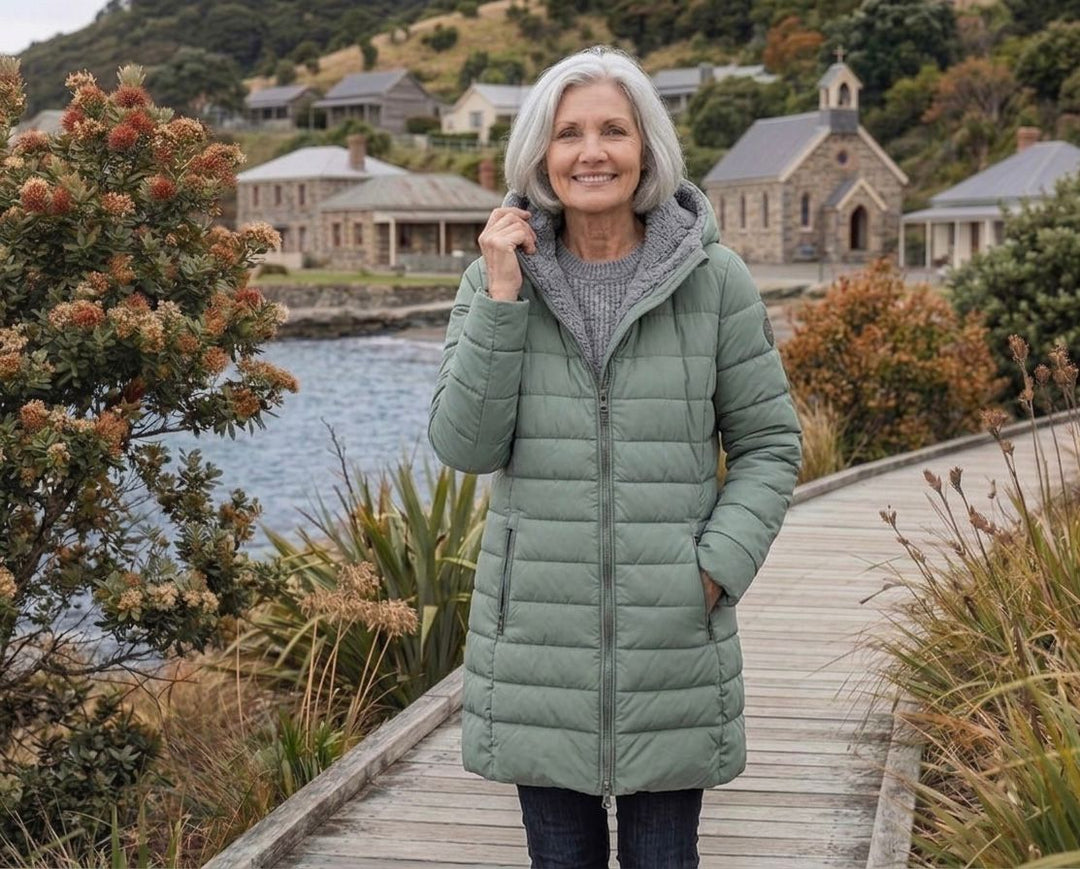 Olivia | Quilted A-Line Winter Coat