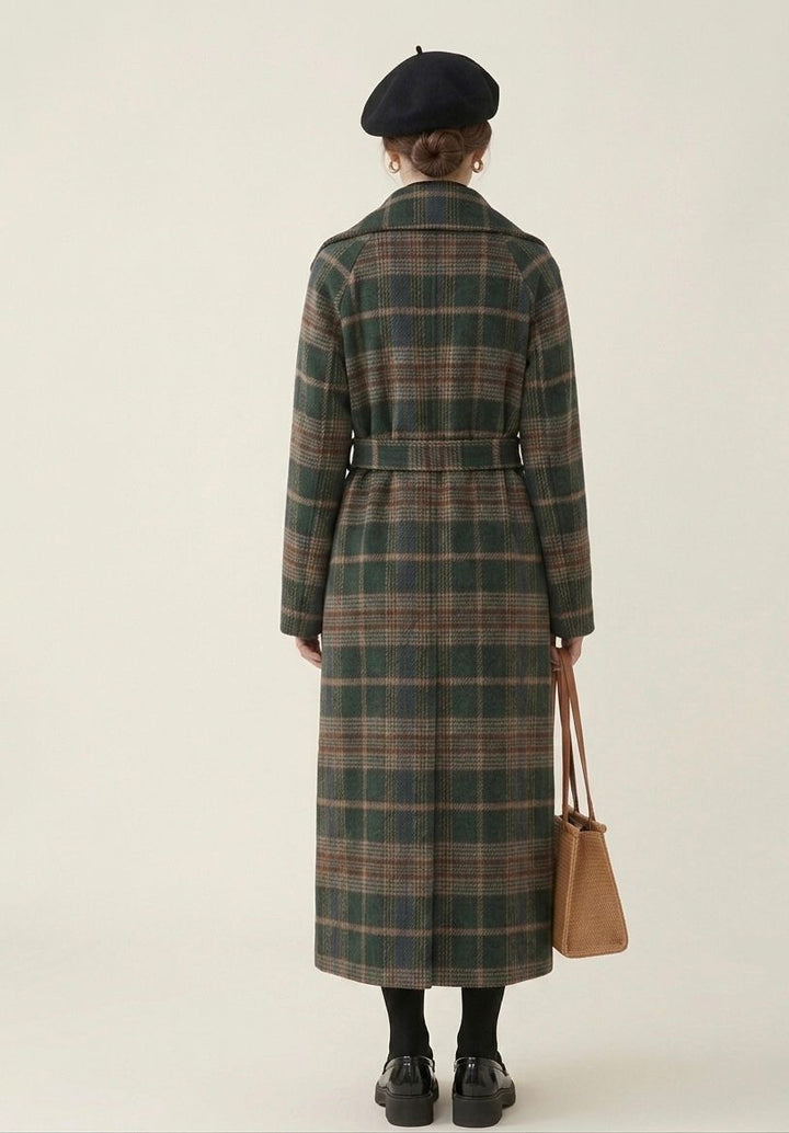 Ivy | Checkered Longline Coat