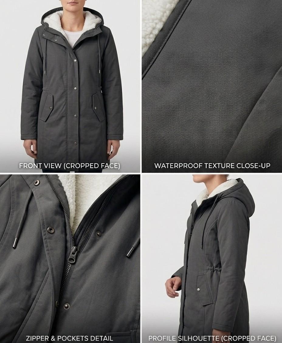 Amelie | Waterproof Long Parka