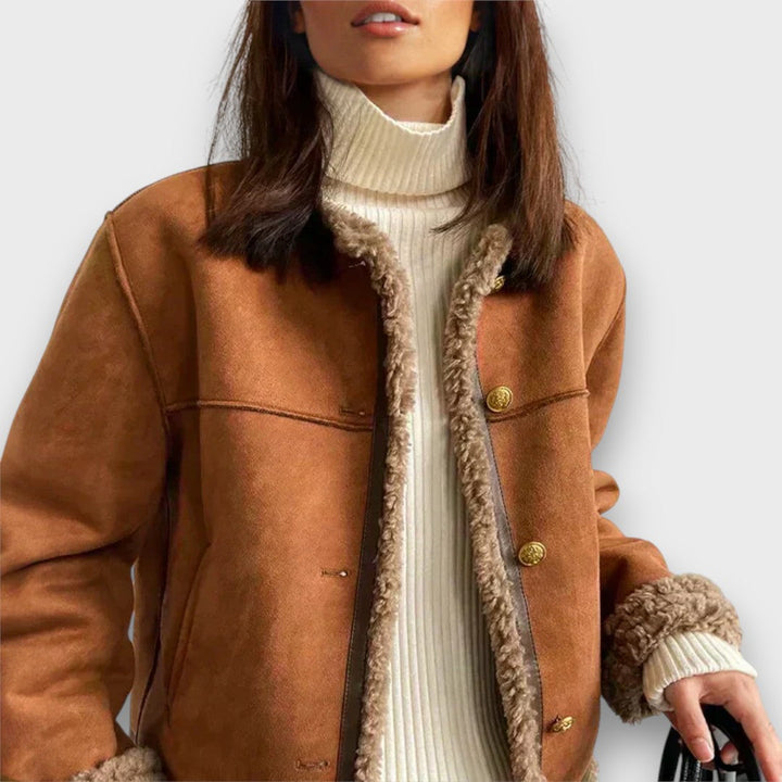 Fionella – Genuine Sheepskin Winter Jacket
