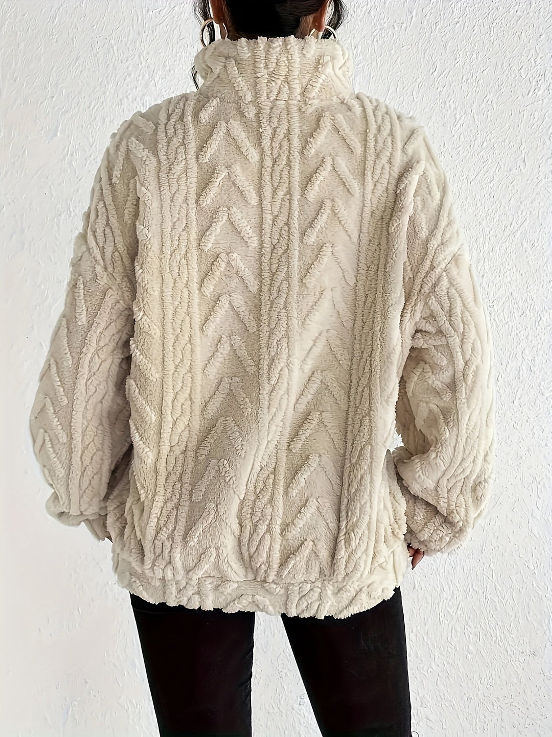 Zoe | Quarter-Zip Sweater