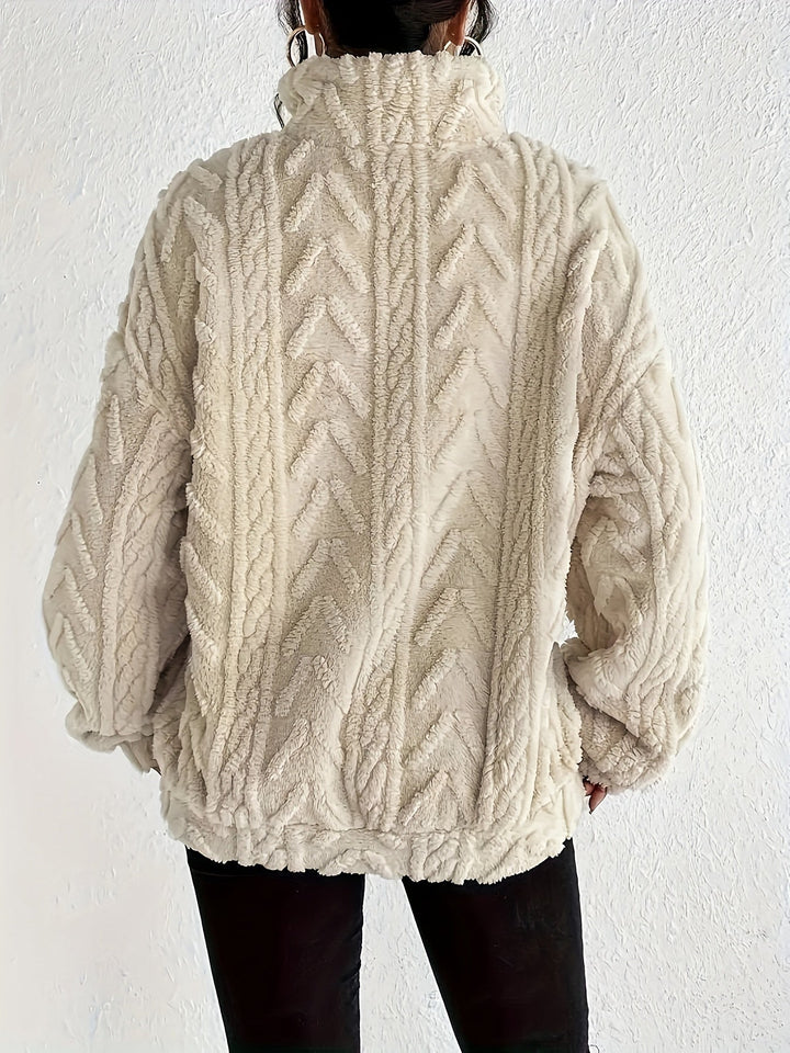 Zoe | Quarter-Zip Sweater