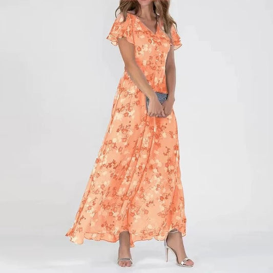 Zuri | Elegant Flowy Tummy-Flattering Dress