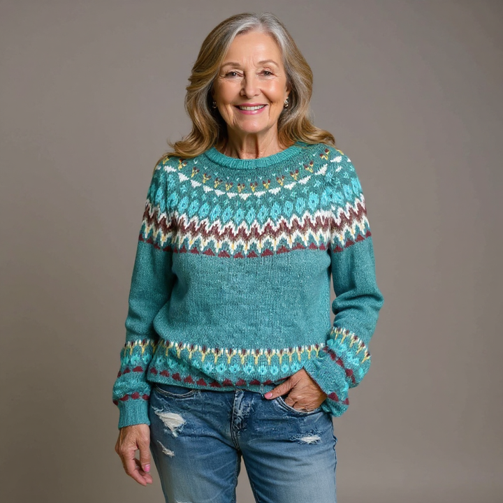 Elwynda | Patterned Knit Jumper