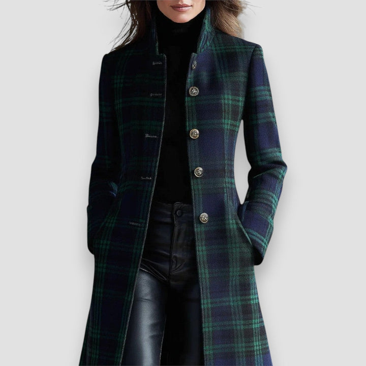 Zoe | Timeless Plaid Elegant Coat