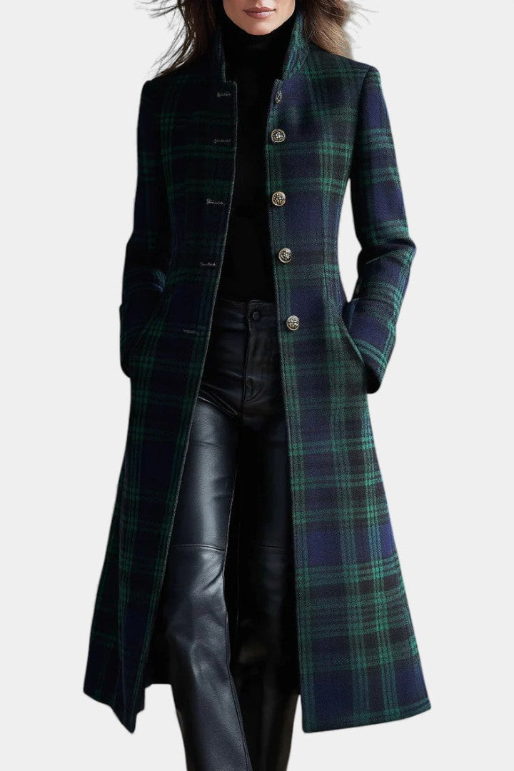 Zoe | Timeless Plaid Elegant Coat