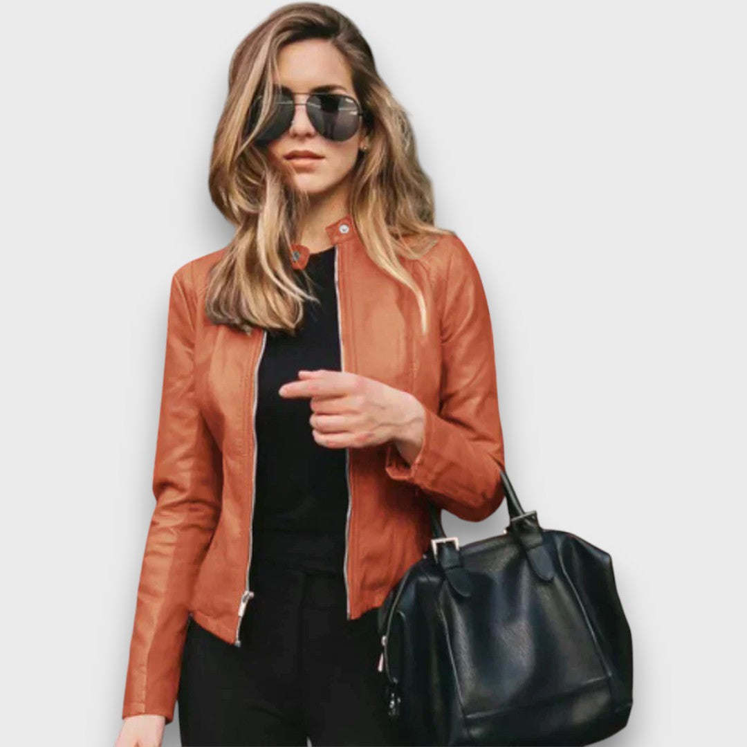 Abigail – Leather Tailored Jacket