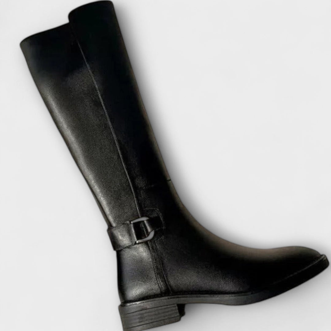 Mira | Leather Knee High Boots